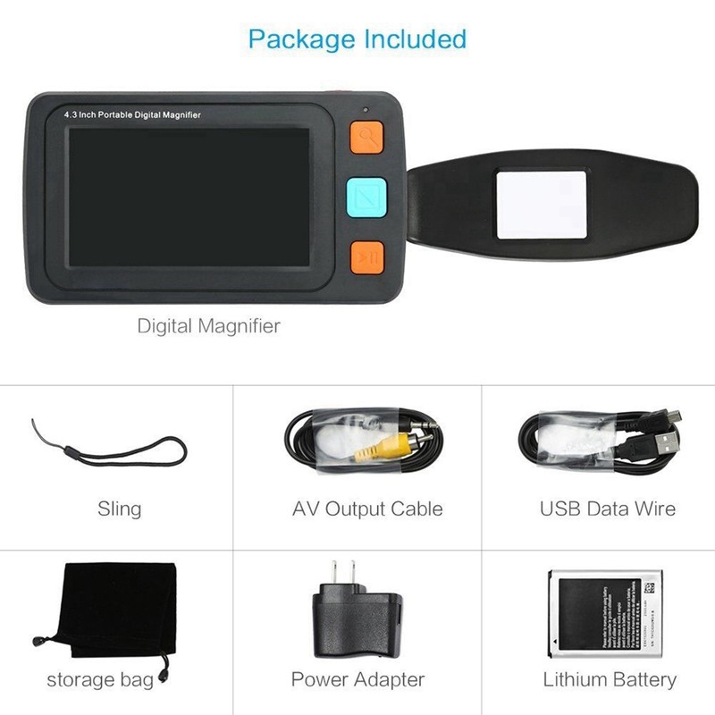 5 Inch LCD Low Vision Digital Magnifier Electronic Reading Aid