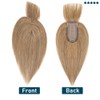 SEGO 100% Remy Human Hair Toppers with Bangs for Women