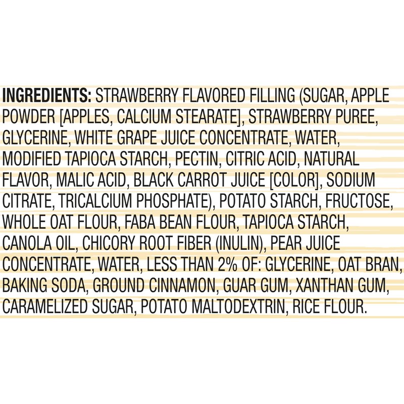 Glutino Gluten Free Oven Baked Bar, Strawberry, Naturally Flavored, 5