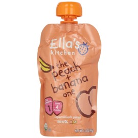 Ella's Kitchen - Stage 1 Baby Food - Peaches & Bananas - 120g (Pack of 6)