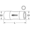 KS Tools 117.1410 1/4 Inch Socket with Protective Insulation 10