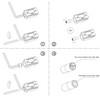 DIYhz G1/4 Aluminum Alloy Shell LCD displaydigital Display Flow Thermometer