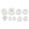 9Pcs Succulent Silicone Mold Soft Flexible Easy Release Easy to