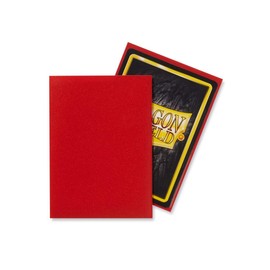 Dragon Shield Matte Crimson Standard Size 100 ct Card Sleeves Individual Pack