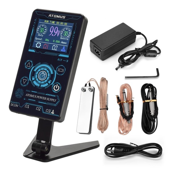 BAMTTOO Tattoo Power Supply Professional LCD Power Source for Coil