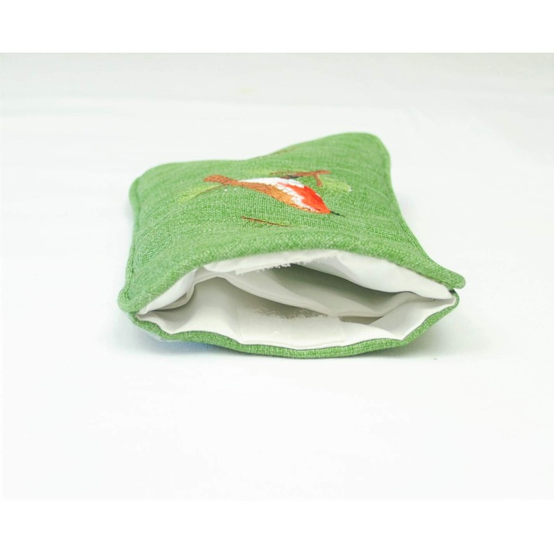 Justina Claire Double Spectacles Case in a Robin Design