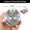 13 Tones Pitch Pipe C-C Tuner,Round Design,Rotating Mouthpiece,Easy Tuning for