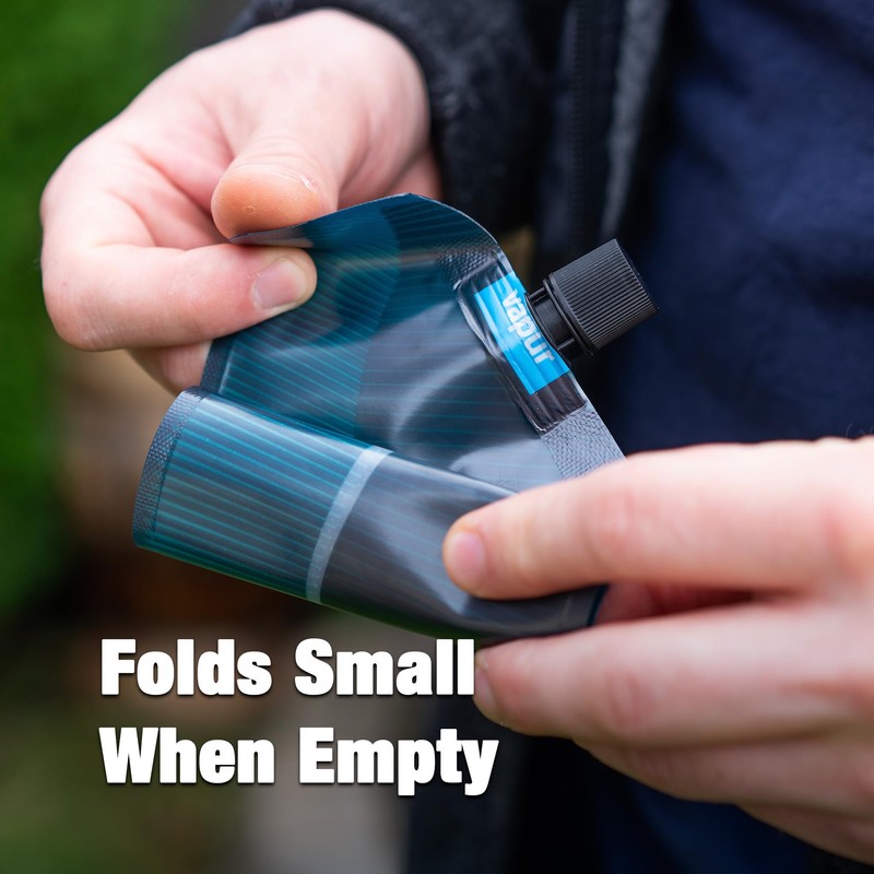 Vapur After Hours Portable Flask, Discrete Collapsible Flask with Pour