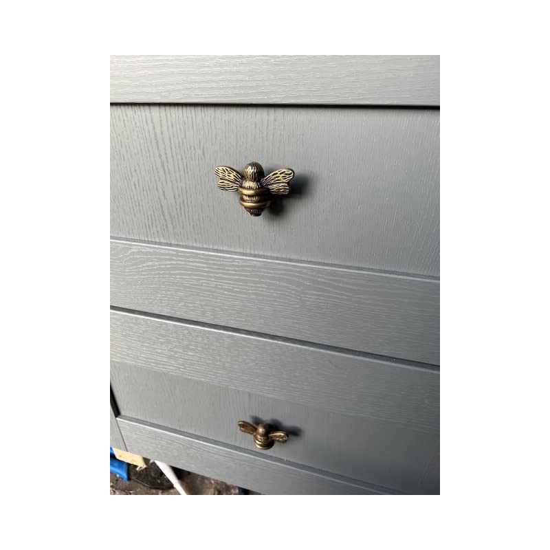 Brass bee 2 x Solid Drawer Knob Handles | Drawer