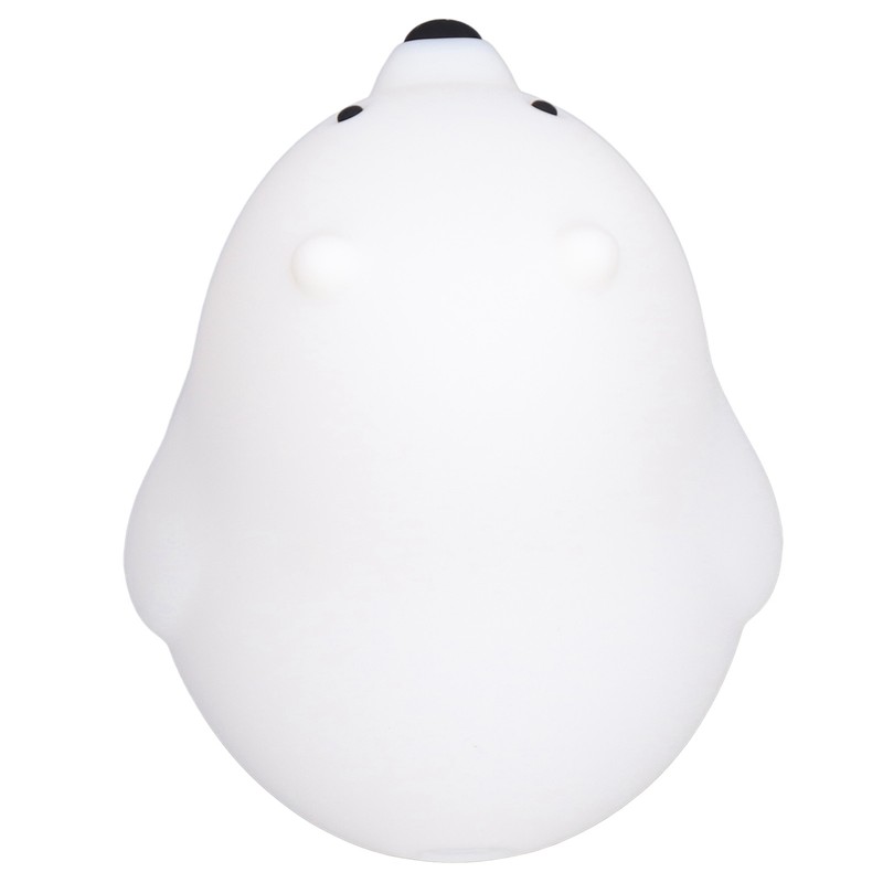 LED Night Light Cartoon White Bear Baby Pat Light USB
