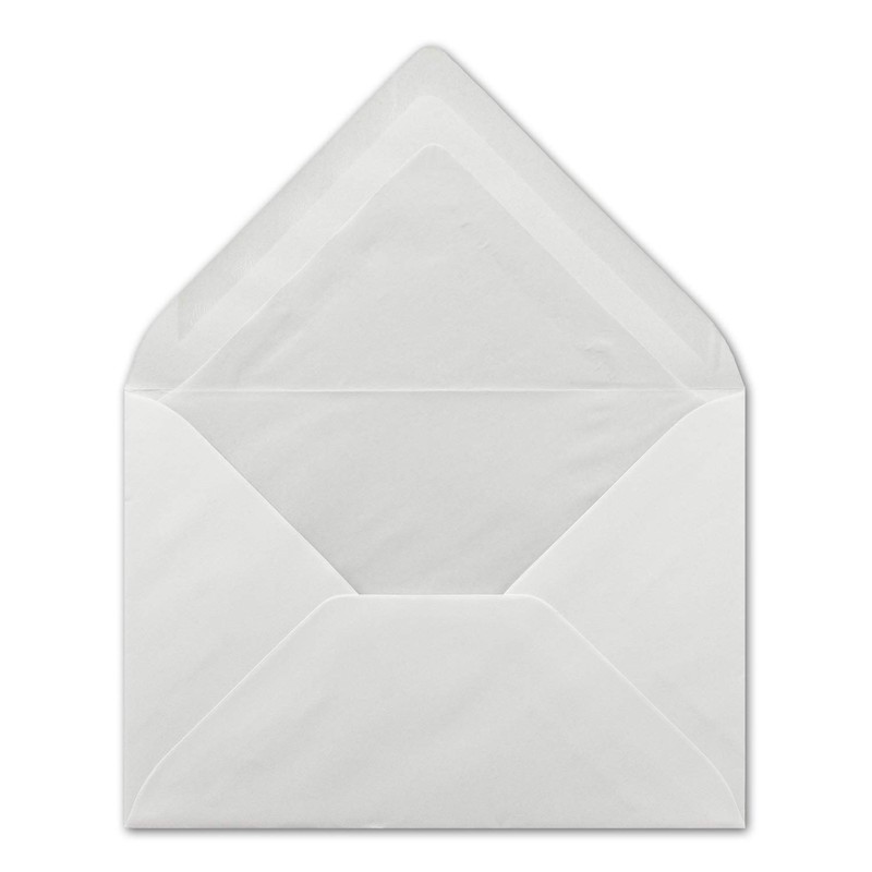 NEUSER PAPIER 75x envelopes, white with silk lining DIN C6-11.2