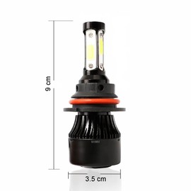 Par Faros Led Modelo 9004 Luz Blanca 4 Lados Alta Y Baja