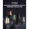 Keebar Gooseneck Electric Kettle, Electric Tea Kettle Stainless Steel, Pour