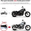 Funda para Moto Impermeable, 190T Tela Oxford Cubierta de Motocicleta
