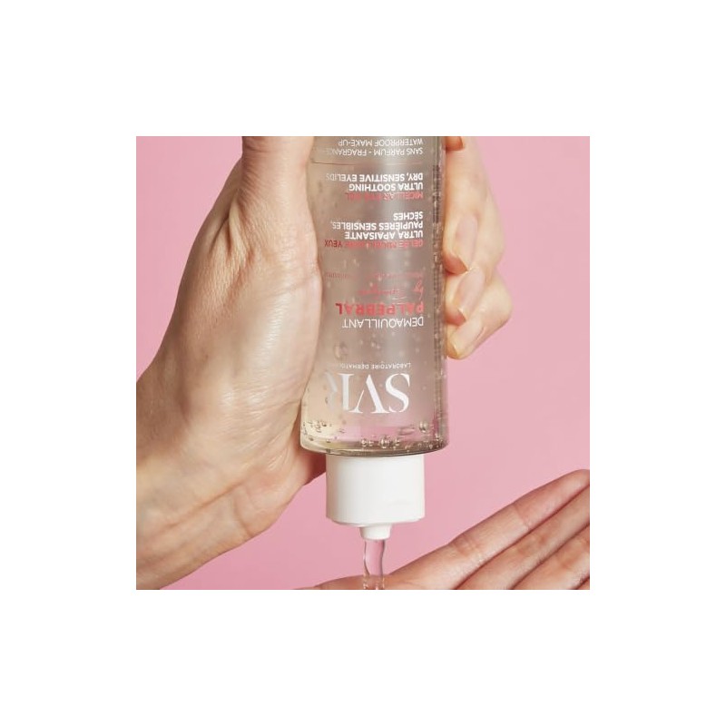 SVR Palpebral Desmaquillante en Gel para Ojos Sensibles con Niacinamida,