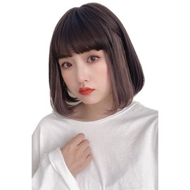 Bright Lara hf1447-BC Medical Wig, Medical Wig, Full Wig, Short Bob, Hand-Planted, Natural, Short Bob