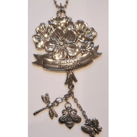 GANZ BUCKLE UP BUTTERCUP GANZ CAR CHARM WITH CHAIN FOR REAR-VIEW MIRROR