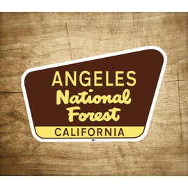 Angeles National Forest Decal Sticker 3.75" x 2.5" California Park Vinyl