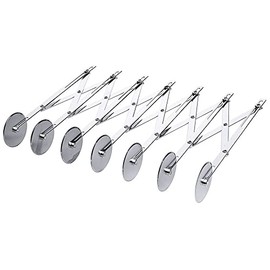 Contacto Stainless Steel Dough Cutter Adjustable, Stainless steel, 7 Schneidrädchen