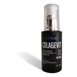 Suero De Colágeno, Ácido Hialurónico Y Elastina Para Hombre Todo Tipo De Piel Día/noche