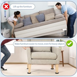 Furniture Sliders for Carpet 16pcs 3.5inch Reusable Furniture Gliders Floor Protectors For Sofa Chair Legs 89mm Round Furniture Moving Pads for Moving on Heavy Items to Protect Carpet And Hard Floor