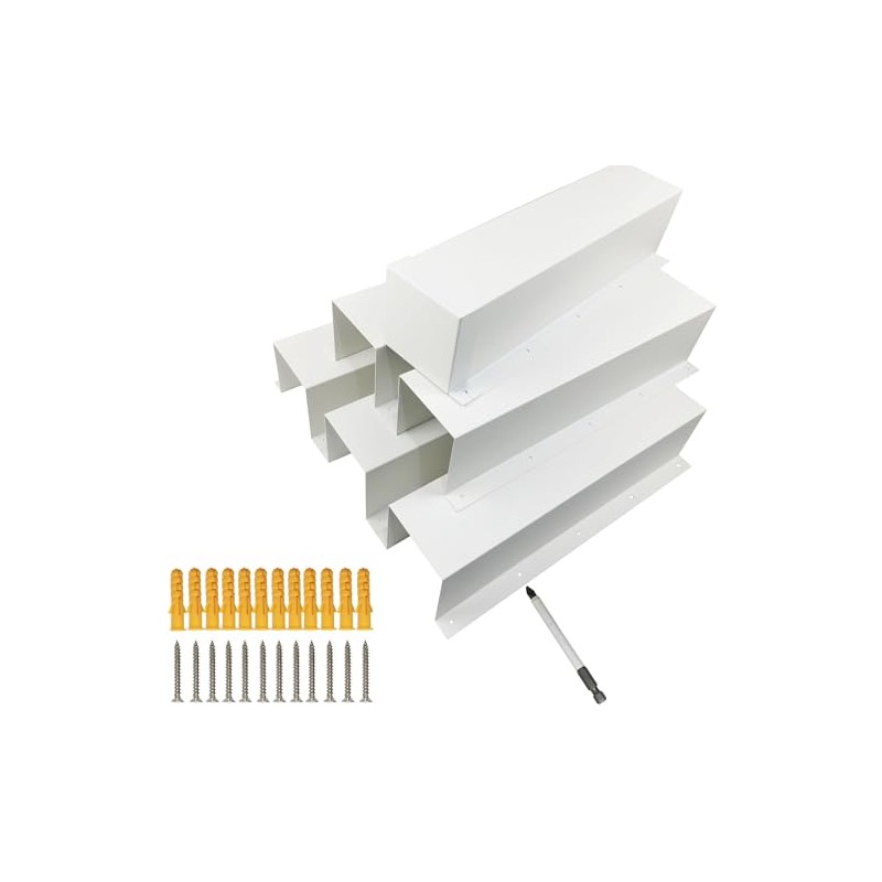 Line Set Cover Kit for Mini Split Air Conditioners Decorative
