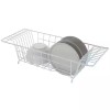 Kitchen Details Over the Sink Metal Dish Drainer Drying Rack,