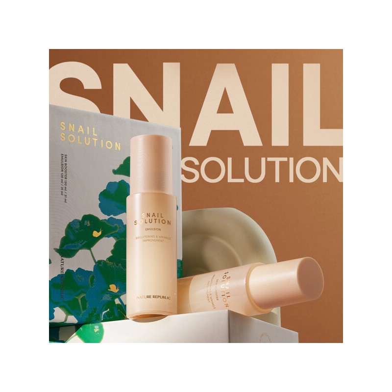 Nature Republic (현대Hmall)네이처리퍼블릭 스네일 솔루션 2종 기획세트 (안티에이징) (Nature Republic)
