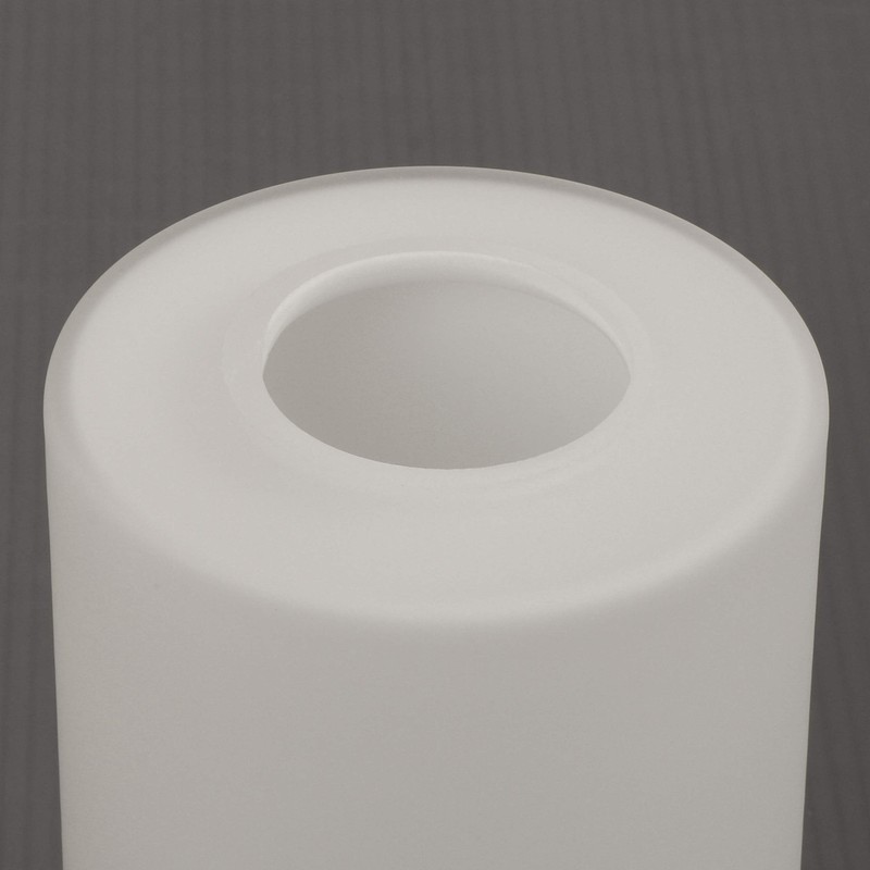 Voguad White Opal Cylinder Glass Lamp Shade Replacement, Light Fixture