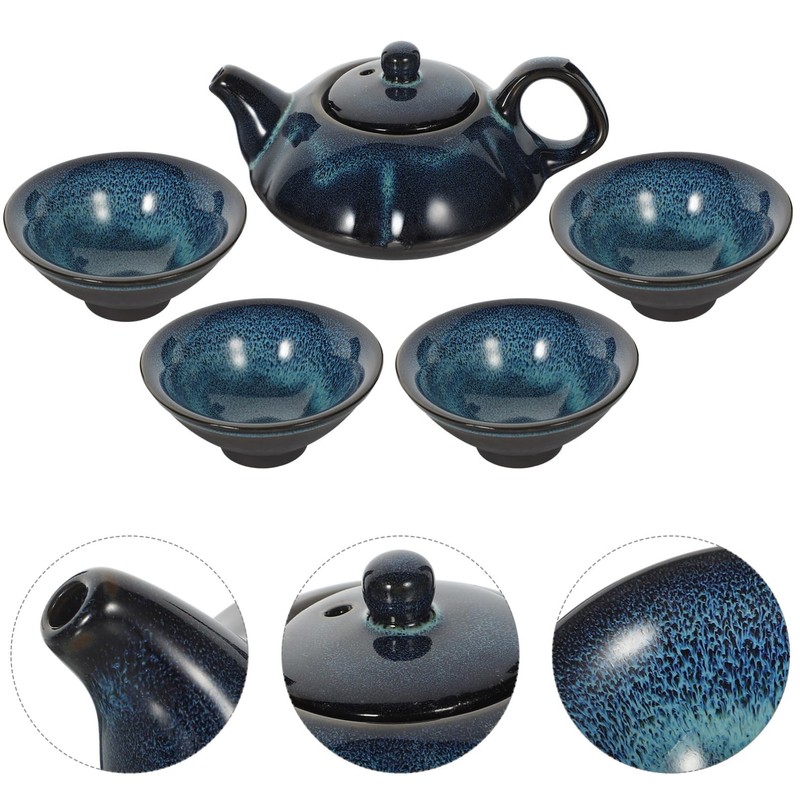 Ciieeo Tea Set Chinese Ceramic Teapot Cups Kung Fu Tea