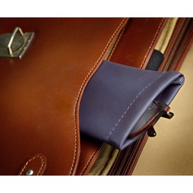 Edison & King 4 Pcs Faux Leather Glasses Cases with Snap Closure (Black)