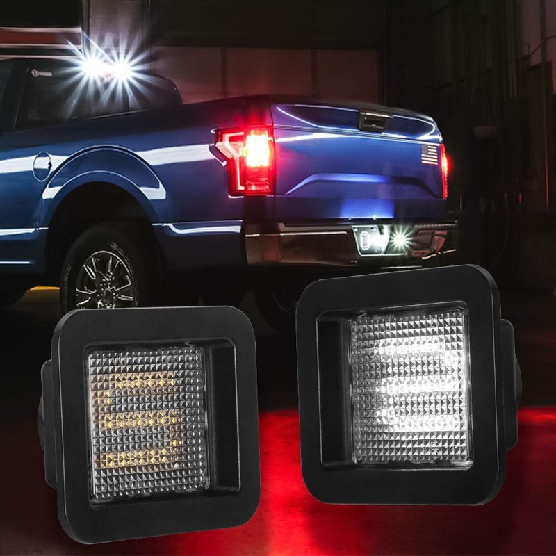 MAXHAWK Full LED License Plate Light Replacement for 2015-2020 Ford