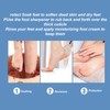 3 In1 Feet Scrubber Dead Skin Callus Remover Nano Glass