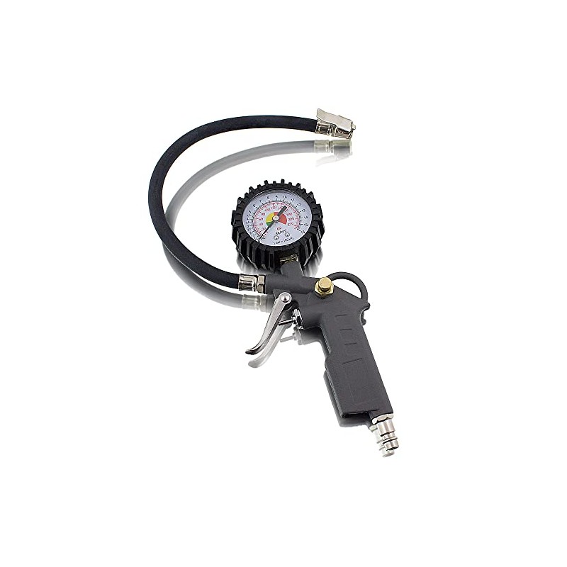 Bituxx® Tyre Inflator 0-12 bar Tyre Inflater Pistol Tyre Pressure