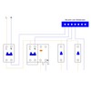 sourcing map 2 Pcs 12 Positions Bridge Design Terminal Bus