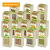 FLORTUS Sprout Jar Set with Strainer Lid & Integrated Stand