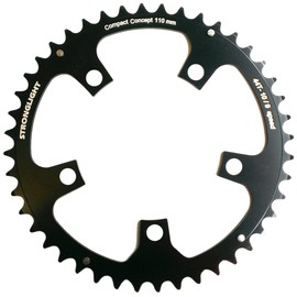 Stronglight Kettenblatt schwarz schwarz 44 T