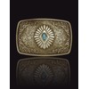 TOPACC Western Belt Buckles for Men Women Cowgirl Cowboy Turquoise