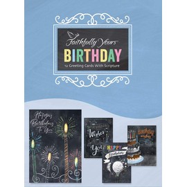"Birthday Treats" - Premium Birthday Greeting Cards - KJV Scripture - (Box of 12)