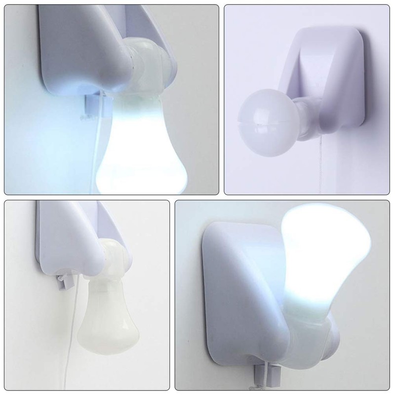 OSALADI Led Tent Light Portable Battery Operated Pull-Cord Lantern for