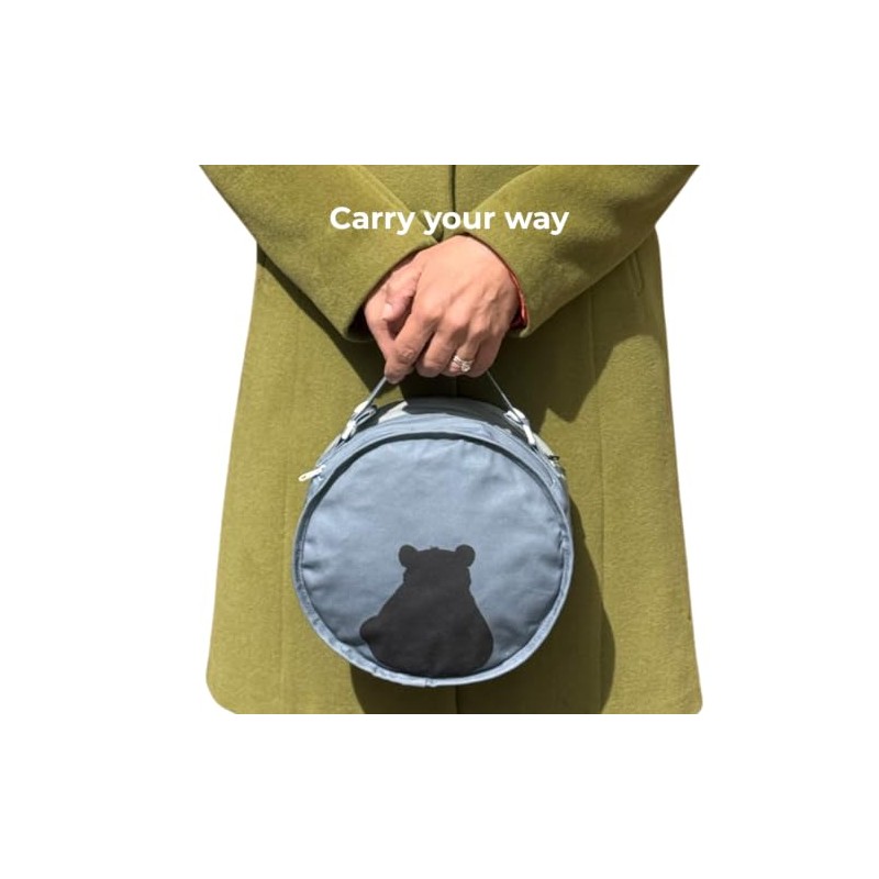 2-Pocket Waterproof Wet Bag | Cotton | Clean & Dirty
