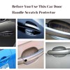 Pincuttee Car Door Handle Scratch Protector 4 Pack,Car Door Handle