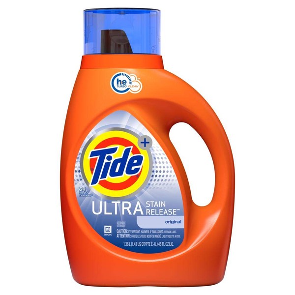 Tide Liquid Laundry Detergent, Ultra Stain Release, 46 Ounce