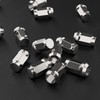 10L0L Golf Cart Wheel Lug Nuts Chrome Standard (16 Pack)