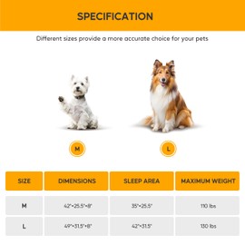 HealSmart Raised Cooling Elevated Dog Bed Outdoor Portable Dog Cat Beds No-Slip Feet Durable Pet Hammock Bed, 49x31.5x8 Inch, Green