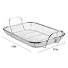 WUWEOT Grill Basket, Vegetable Barbecue Basket, 15" x 11" Stainless