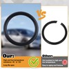 GOLD DEER 4pcs Bumper Quick Release with 12 O-Ring Fasteners