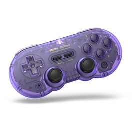 8Bitdo SN30 Pro Wireless Bluetooth Controller (Hall Effect Joystick Update) with Rumble Vibration USB-C Cable Gamepad Compatible with Switch/Switch 2,Windows, Mac OS, Android, Steam (Crystal Purple)
