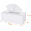 SILUT Tissue Box Cover Rectangle, Tissue Box Holder Decorative, Acrylic