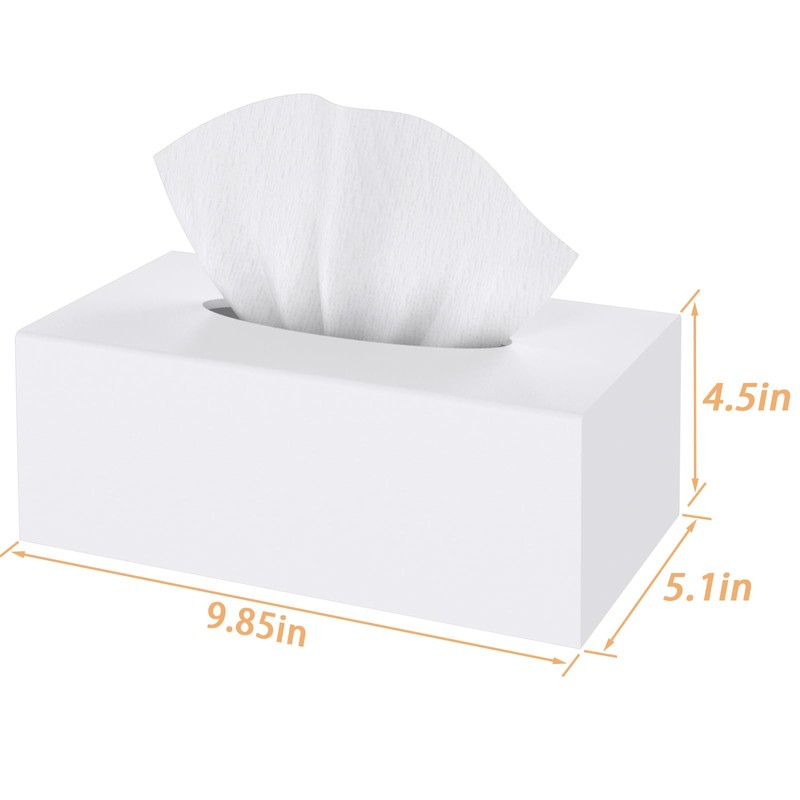 SILUT Tissue Box Cover Rectangle, Tissue Box Holder Decorative, Acrylic